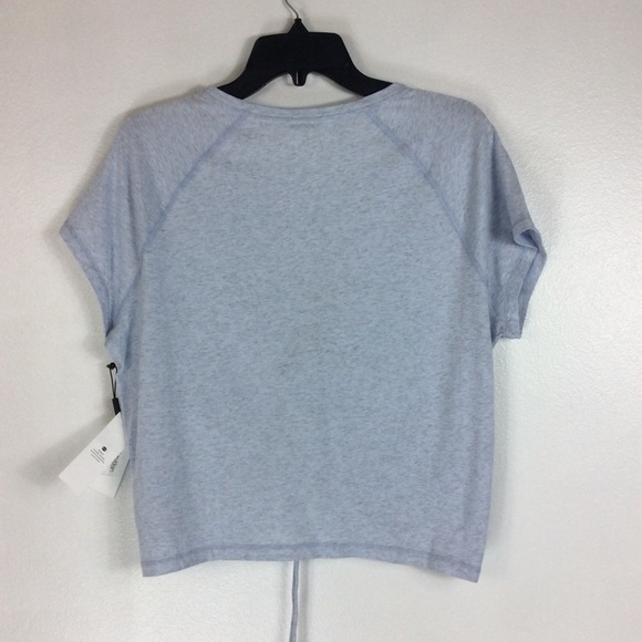 Calvin Klein performance Front Rushed Gray top - Picture 2 of 4